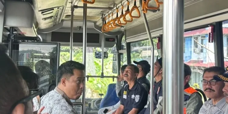 Bus Trans Jatim yang akan beroperasi di Kota Malang. (Foto/ist)