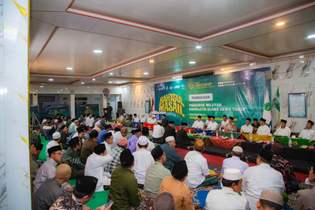 Bahtsul Masail LBM Syuriah PWNU Jawa Timur di Haul ke-9 Kiai Badruddin Anwar. Foto/dok