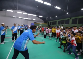 Wali Kota Batu Nurochman membuka kejuaraan Wali Kota Batu Open 2025. Foto: Dok.