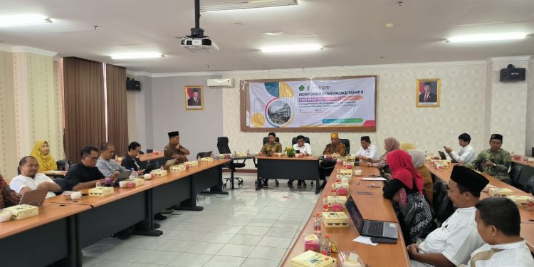 Monitoring dan Evaluasi (Monev) Tim Mora 1 UIN Malang. Foto/dok