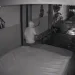 Rekaman CCTV memperlihatkan pencuri bersenjata di Karangploso. Foto: dok. Warga