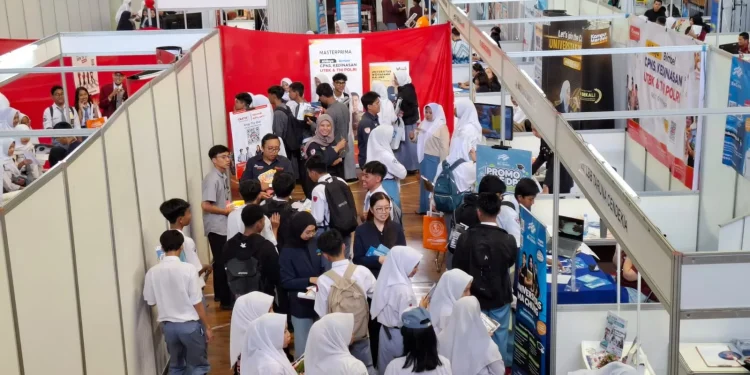 Animo peserta Expo Campus Edufair 2025 di Kota Batu. Foto: Azmy