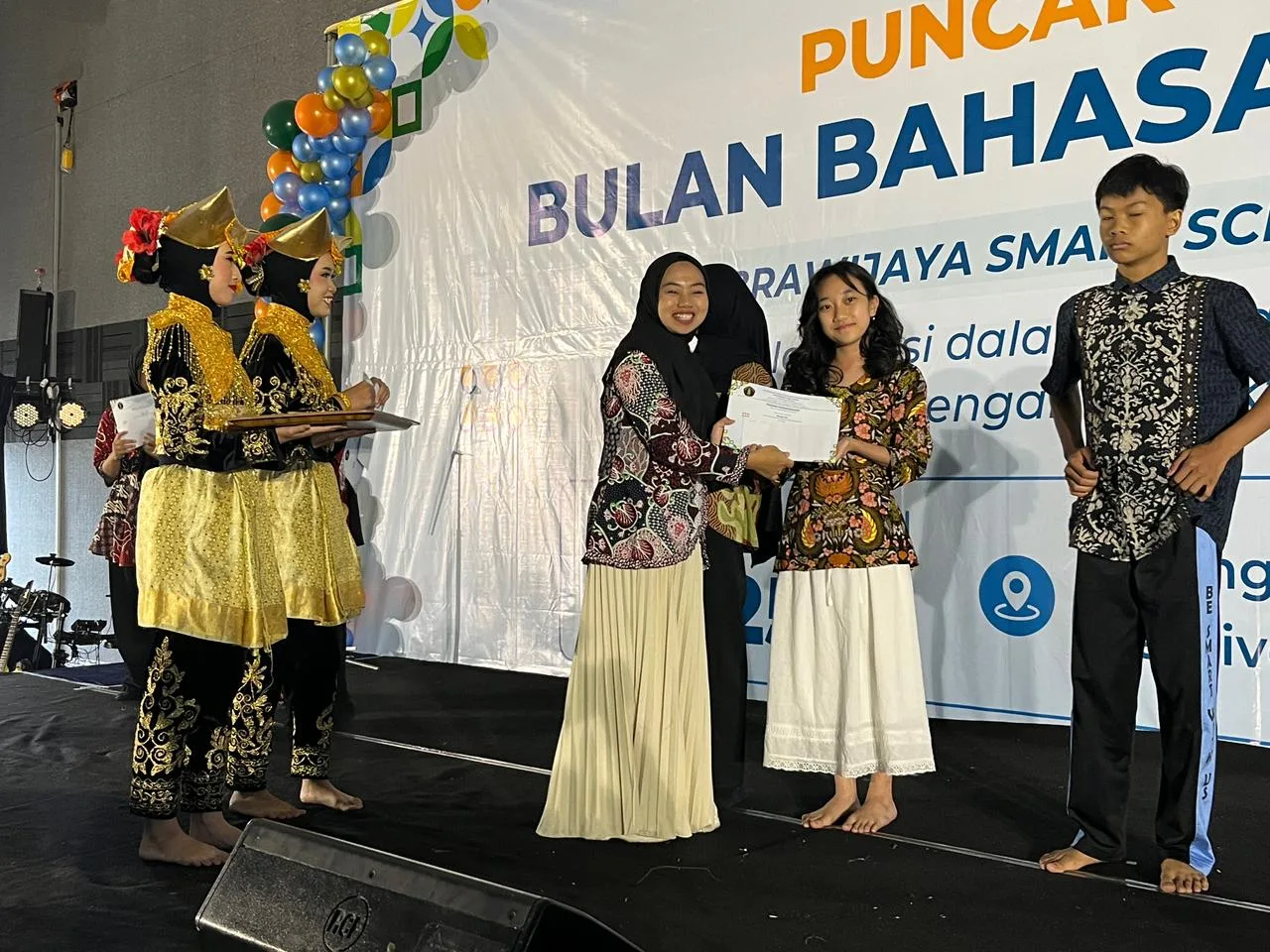 Peringatan Bulan Bahasa SMP Brawijaya Smart School (BSS). Foto/dok
