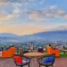 Rekomendasi cafe di Kota Batu dengan view skylight terbaik, tawarkan suasana unik dan pemandangan langit yang memukau. /Foto: Google Review Awang Awang Sky Lounge.