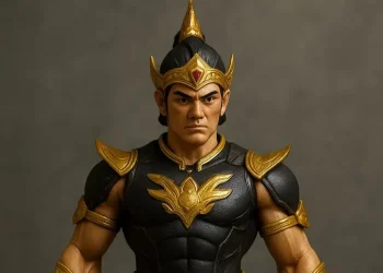 Foto Action Figure dengan AI