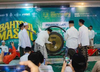 Bahtsul Masail LBM Syuriah PWNU Jawa Timur di Haul ke-9 Kiai Badruddin Anwar. Foto/dok