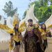 Kostum Viedha Project dengan tema Legenda Garuda Wisnu Kencana di gelaran Pesona Gondanglegi 2005. /Foto: Muhammad Jazuli.