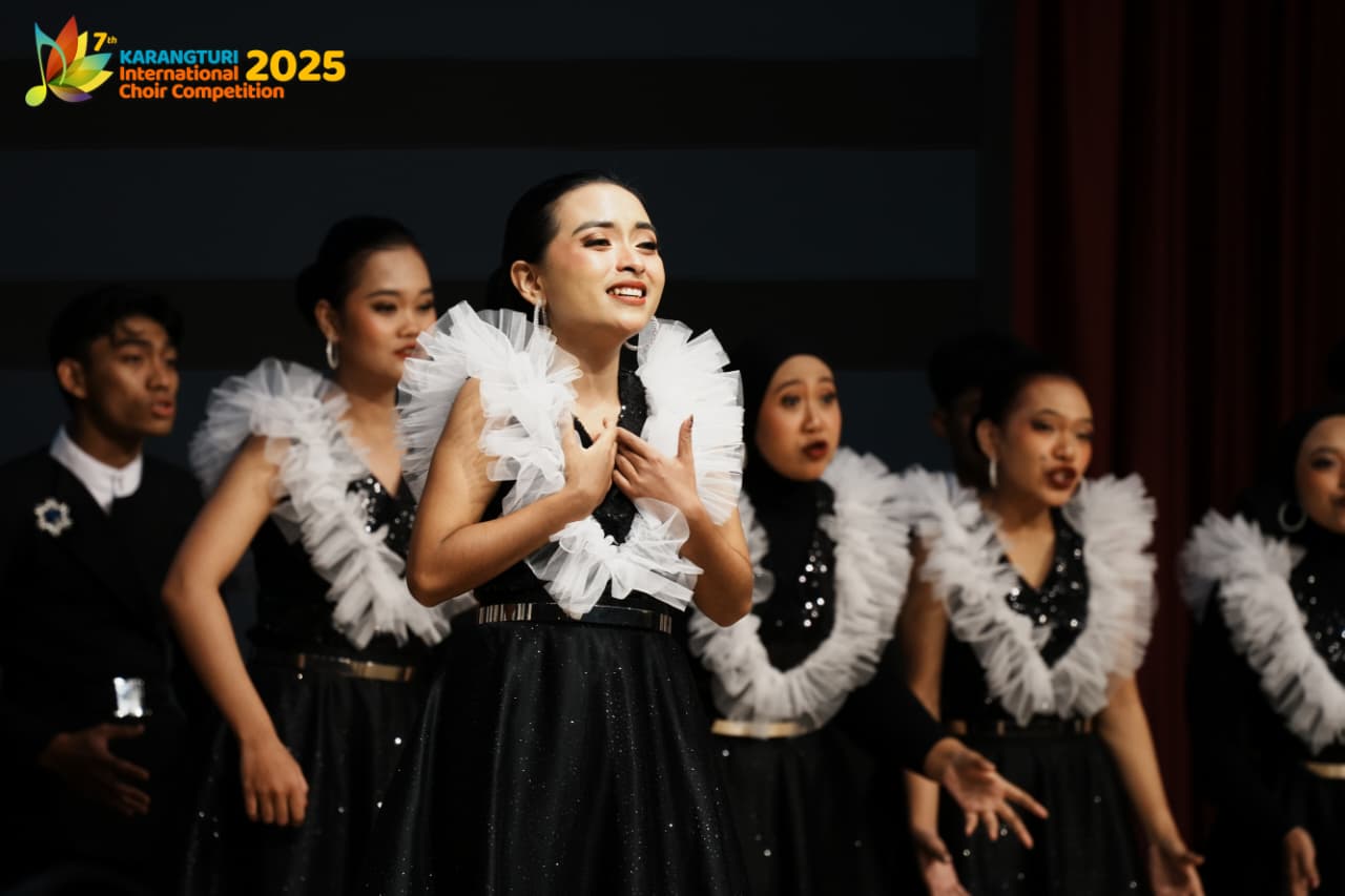 Paduan suara ITN Malang sabet dua medali emas. Foto/dok ITN Malang