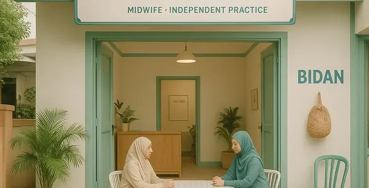 Ilustrasi praktik bidan di Malang Raya. Foto: pinterest