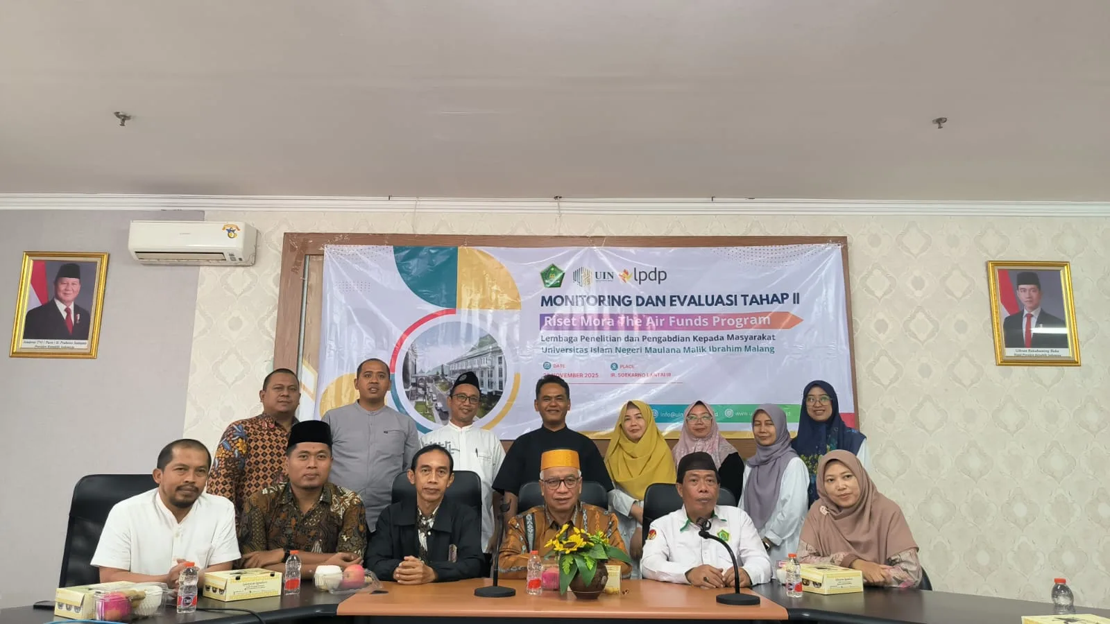 Monitoring dan Evaluasi (Monev) Tim Mora 1 UIN Malang. Foto/dok