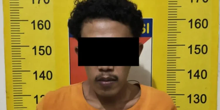 Tersangka Pengedar Sabu di Kromengan