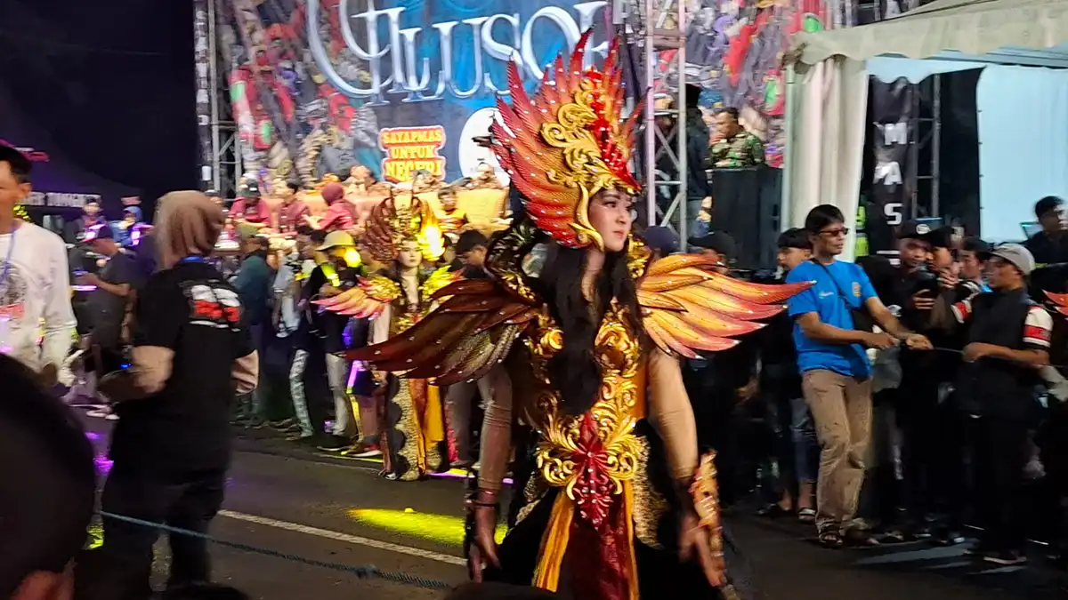 Penampilan salah satu peserta