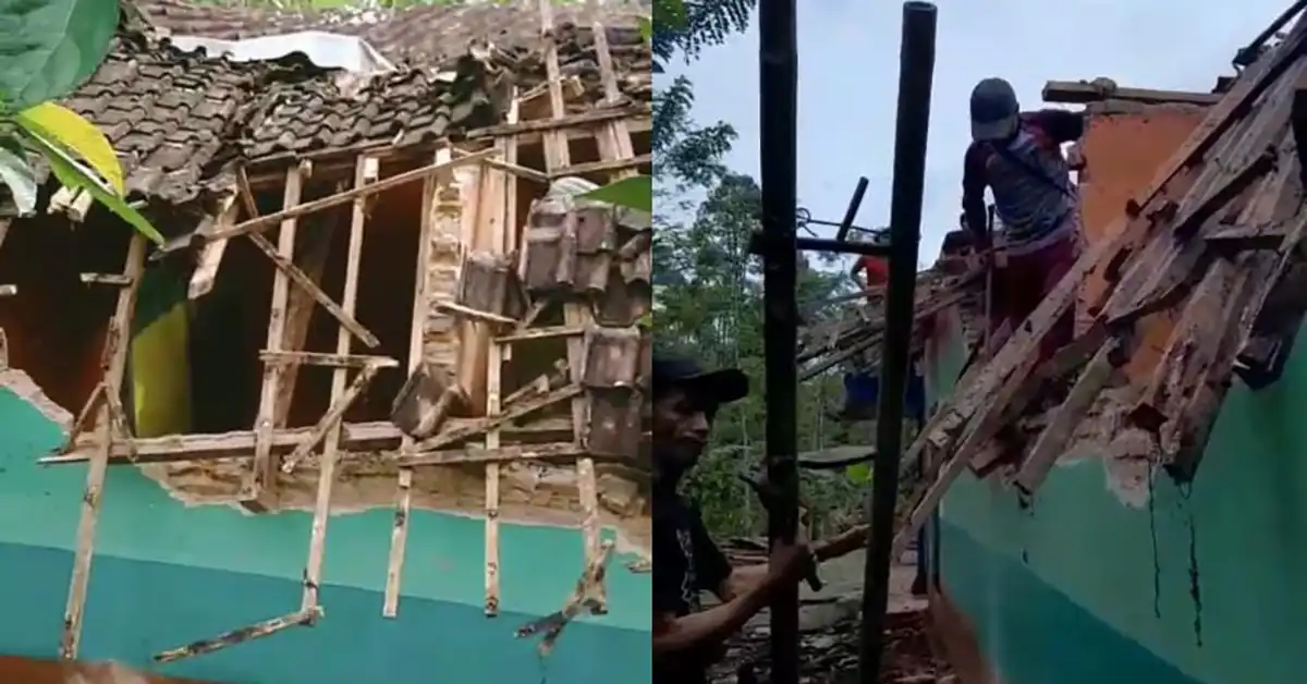 Atap rumah warga 