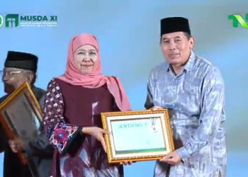 MUI Kota Batu raih penghargaan di ajang MUI Jatim Award 2025. Foto/dok