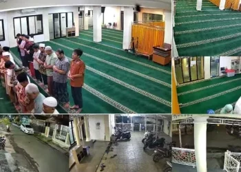 Tim Dosen Polinema kembangkan sistem keamanan masjid melalui penggunaan IP Kamera. /Foto: Dok. Polinema.