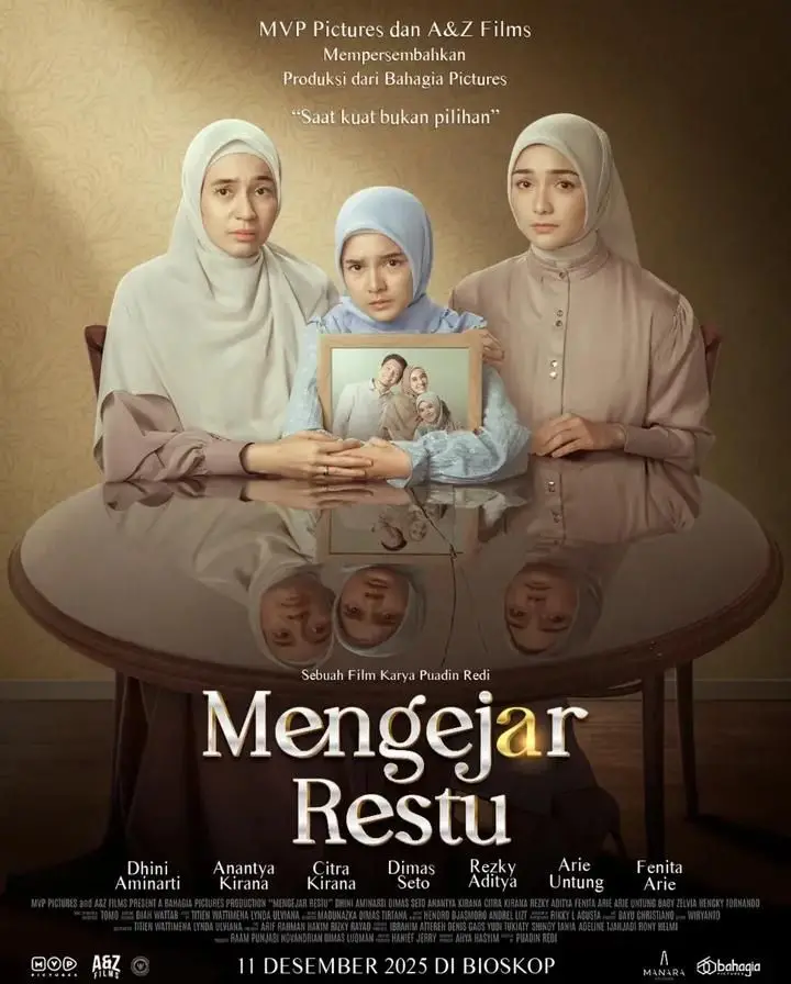 Poster film mengejar restu/foto: pinterest