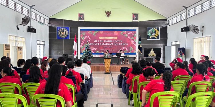Grand Mercure Malang Mirama sambut natal di Lembaga Pemasyarakatan Perempuan Kelas IIA Malang. Foto/dok
