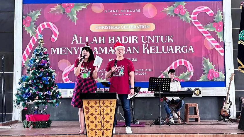 Grand Mercure Malang Mirama sambut natal di Lembaga Pemasyarakatan Perempuan Kelas IIA Malang. Foto/dok
