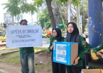 Dies Natalis ke-41 Prodi Pendidikan Geografi Unikama, gelar aksi sosial Geodonasi untuk korban bencana banjir di Sumatera. /Foto: Dok. Unikama.