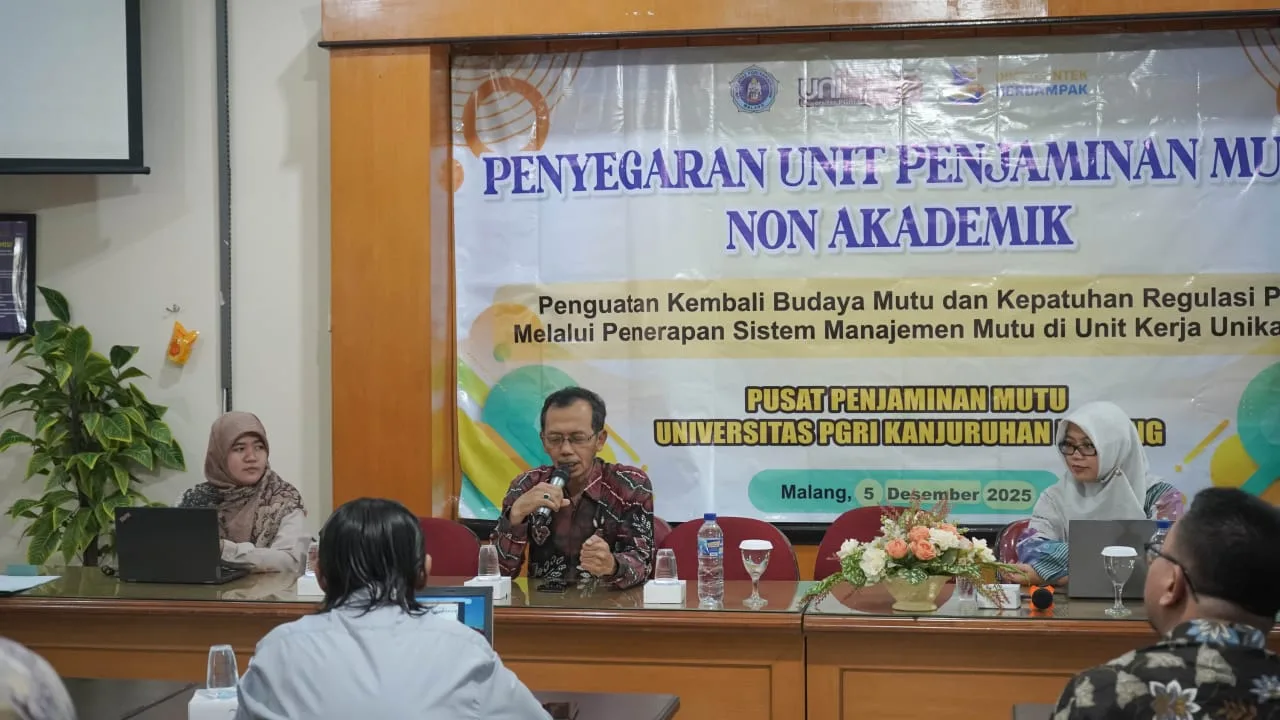 Sambutan Wakil Rektor I Unikama, Dr. Choirul Huda, M.Si. /Foto: Dok. Unikama.