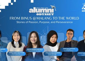Alumni BINUS Malang siap buktikan pada dunia. Foto/dok. BINU Malang