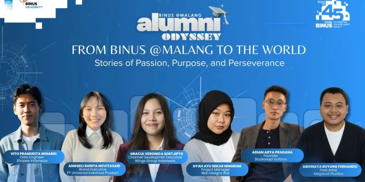 Alumni BINUS Malang siap buktikan pada dunia. Foto/dok. BINU Malang