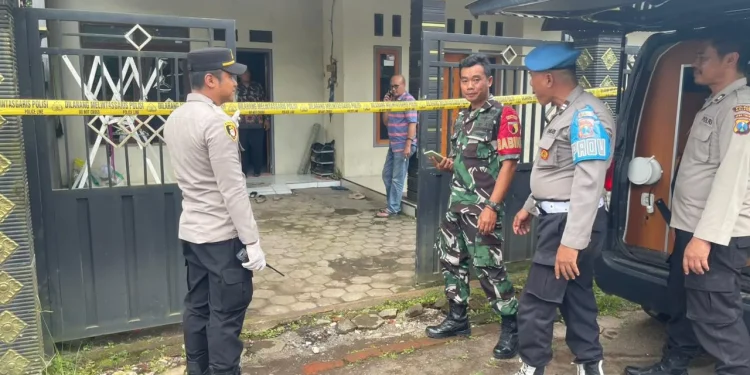 Rumah saksi yang menjadi lokasi penusukan di Gondanglegi. Foto: Polres Malang