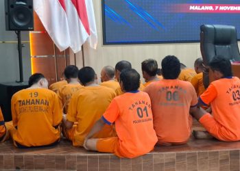 Polres Malang bekuk 230 tersangka narkoba di tahun 2025. Foto: Aisyah Nawangsari Putri