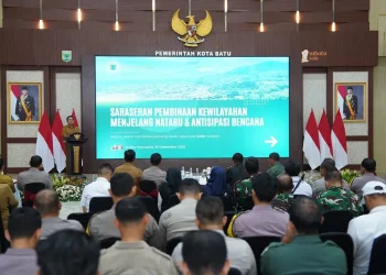 Forkopimda Kota Batu gelar sarasehan persiapan menyambut Nataru 2026. Foto: Prokopim KWB