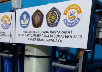 Penampakan alat penjernih air milik UB yang dikirim ke lokasi bencana Sumatera. Foto: Dok.