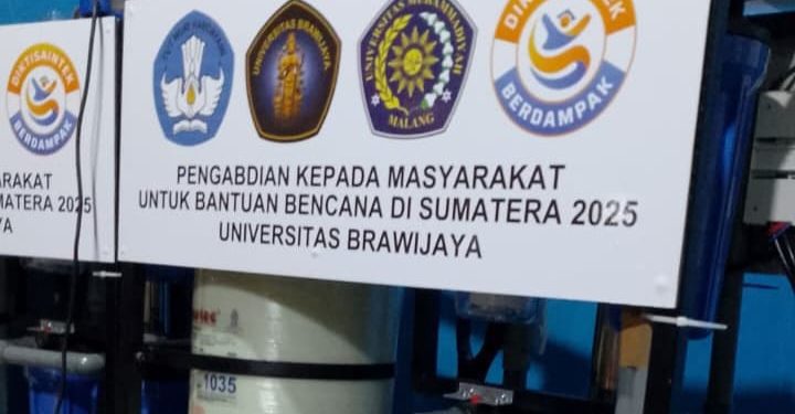 Penampakan alat penjernih air milik UB yang dikirim ke lokasi bencana Sumatera. Foto: Dok.