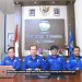 Kepala BMKG, Teuku Faisal Fathani (dua dari kiri) saat memberikan keterangan dalam konferensi pers. Foto: YouTube Info BMKG
