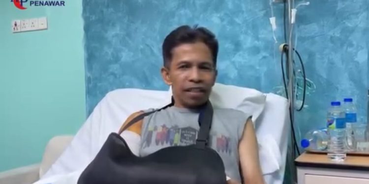 Testimoni pasien Hospital Penawar bernama Asyari terbantu dengan layanan medis yang cepat selama menjalani proses pemulihan. /Foto: Tangkapan layar Instagram @hospitalpenawar_idn.