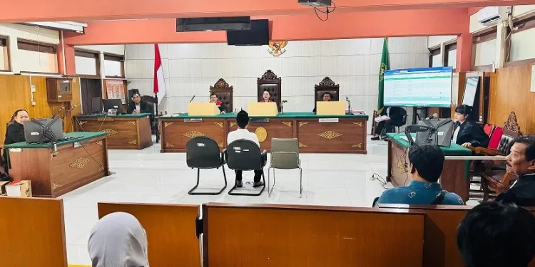 Sidang vonis kasus fidusia di Kota Malang. (Foto/ist)