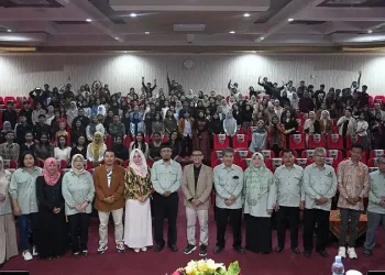FBS Unikama Bersama FIP UIB menggelar acara General Lecture soroti pemanfaatan AI dan Media Sosial untuk pendidikan. /Foto: Dok. Unikama.