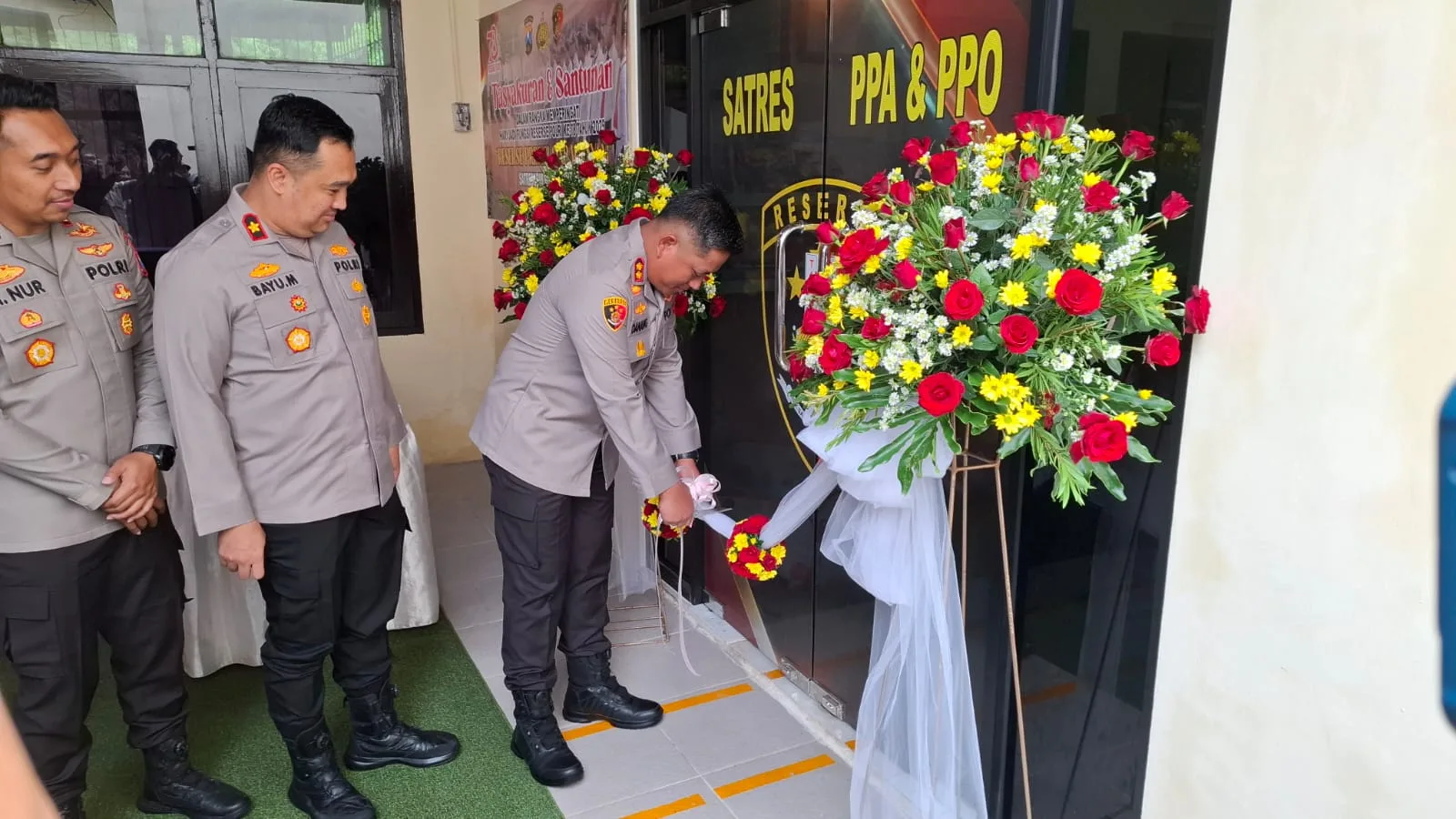 Kapolres Malang, AKBP Danang Setiyo Pambudi resmikan gedung Satres PPA dan PPO. Foto: Aisyah Nawangsari Putri