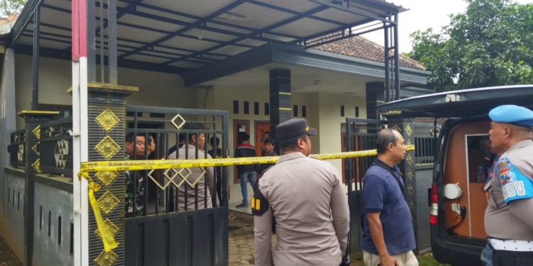 Lokasi penusukan seorang pria di Gondanglegi, Kabupaten Malang. Foto/ Muhammad Jazuli
