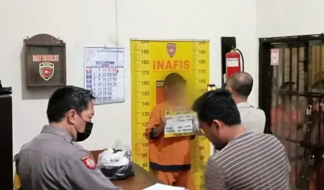 Tersangka curanmor di Kepanjen ditahan di rutan Mapolres Malang. Foto: Polres Malang
