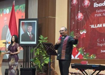 Perayaan Natal 2025 di Unikama berlangsung penuh kasih dan kebersamaan. /Foto: Dok. Unikama.