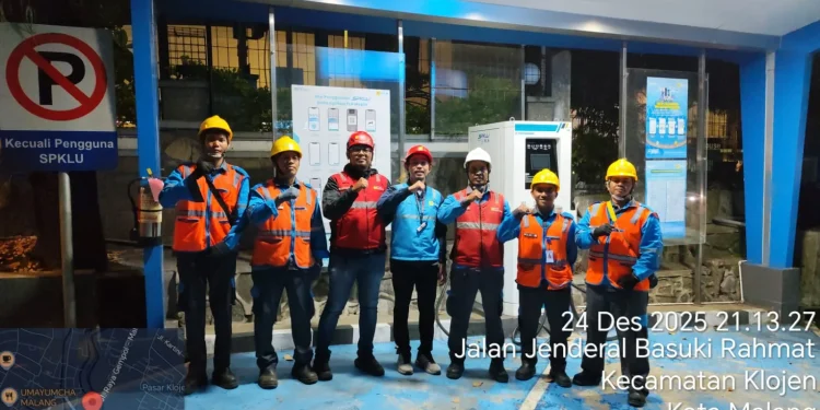 PLN UP3 Malang memastikan pelayanan listrik bagi semua masyarakat di momen Natal 2025 dan Tahun Baru 2026. Foto/dok
