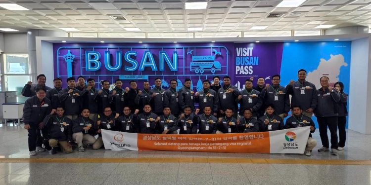 Alumni ITN Malang berkarier di di Hanwha Ocean, Korea Selatan. Foto/dok ITN Malang