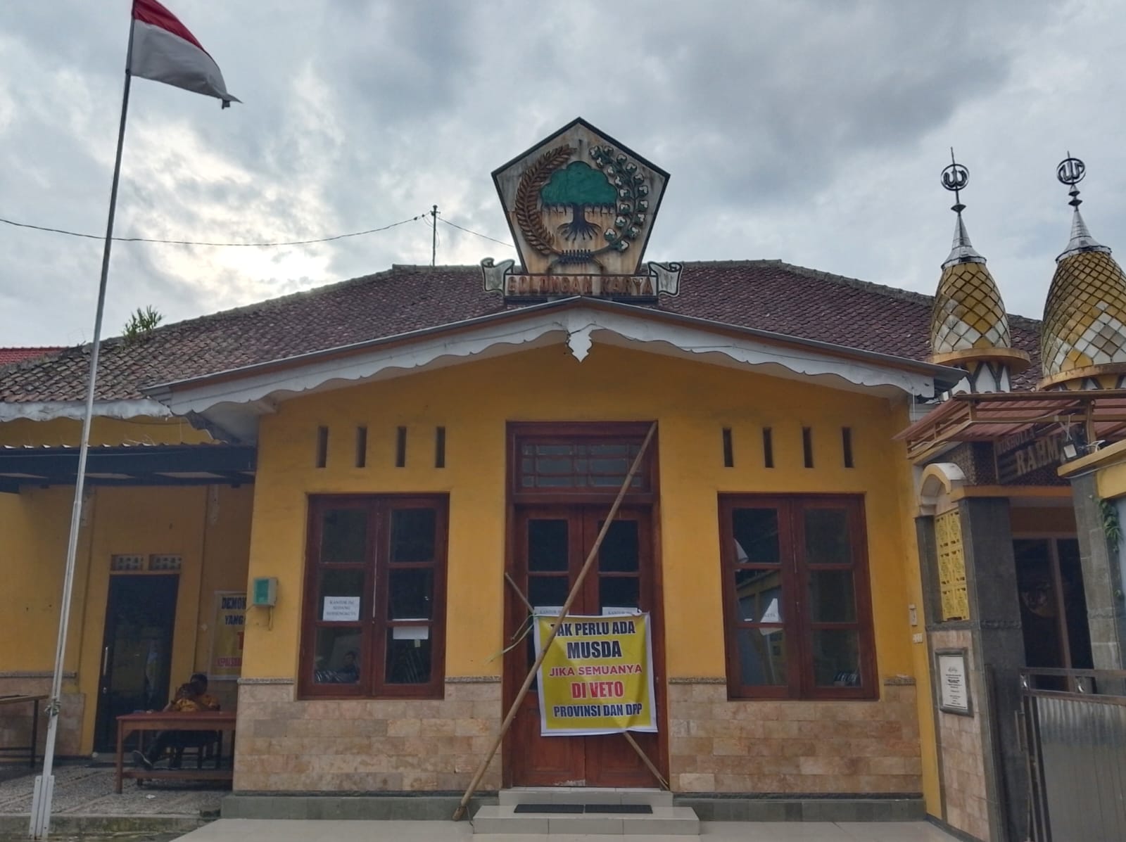 Kondisi Kantor DPD Partai Golkar Kota Malang