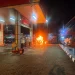 Mobil Suzuki Carry terbakar saat isi BBM di SPBU Dilem Kepanjen. Foto: Polres Malang