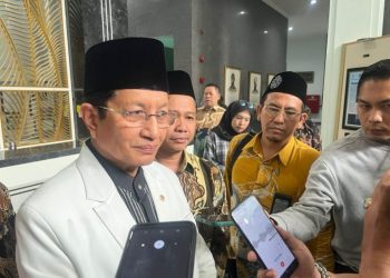 Menteri Agama Republik Indonesia, Prof. Dr. Nasaruddin Umar, MA ketika berkunjung ke UIN Malang pada Oktober 2025 lalu. /Foto: Tugumalang.id/Bagus Rachmad Saputra.