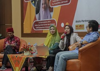 Gelar Talk Show Pancasila, Perempuan, dan Agama, Unikama perkuat wawasan kebangsaan mahasiswa. /Foto: Dok. Unikama.