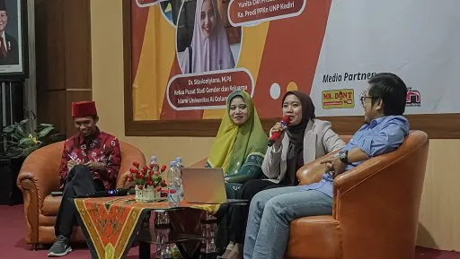 Gelar Talk Show Pancasila, Perempuan, dan Agama, Unikama perkuat wawasan kebangsaan mahasiswa. /Foto: Dok. Unikama.