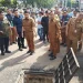 Wagub Jatim, Emil Dardak didampingi Wawali Kota Malang Ali Muthohirin meninjau proyek pembangunan drainase Suhat. (Foto/M Sholeh)