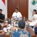 Wali Kota Batu, Nurochman saat menerima audiensi DKKB membahas pembentukan Perda Pemajuan Kebudayaan. Foto: Prokopim KWB