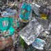 Sampah kemasan makanan impor dari negara maju yang diseludupkan ke Indonesia. Foto: Ecoton