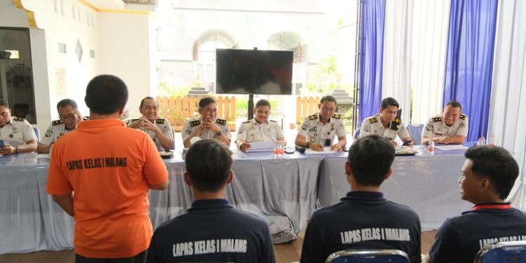Napi Lapas Malang jalani sidang TPP jelang asimilasi di bidang ketahanan pangan. (Foto/dok. Lapas Malang)